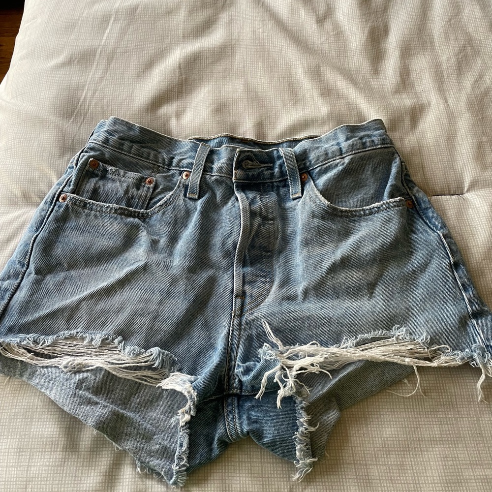 Levi 501 denim shorts